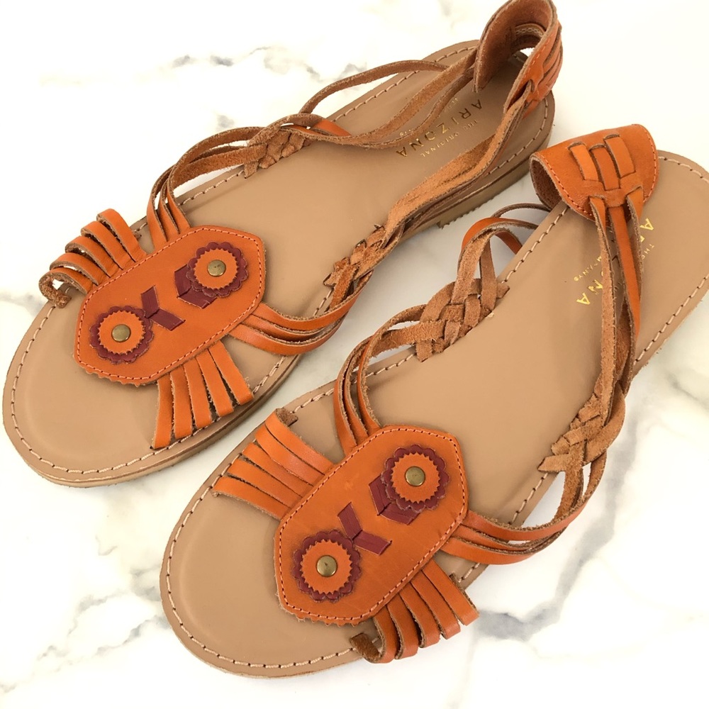 Leather Huarache Sandals by Arizona Jean Co.